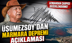 Üşümezsoy’dan Marmara Depremi Açıklaması