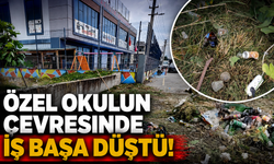 Okul çevresi temizliğinde iş başa düştü!