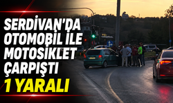 Serdivan’da Otomobil ile Motosiklet Çarpıştı: 1 Yaralı
