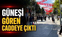 Yağmur Sonrası Güneşi Gören Çark Caddesi’ne Akın Etti