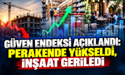 Güven endeksi açıklandı: Perakende yükseldi, inşaat geriledi