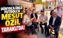 Dünyaca ünlü futbolcu Mesut Özil Taraklı'da! Esnaf ve vatandaşlarla buluştu
