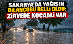 Sakarya’da yağışın bilançosu belli oldu: Zirvede Kocaali var