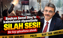 Başkan Şenol Dinç’in kahvehane ziyaretinde silah sesi! Bir kişi gözaltına alındı