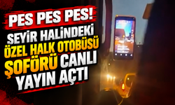 Direksiyon başında canlı yayın açtı!
