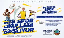 Serdivan’da Kış Spor Okulları başlıyor: 8 farklı branşta eğitim verilecek