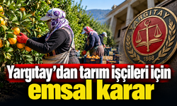 Yargıtay’dan tarım işçileri için emsal karar