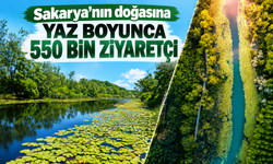 Sakarya’nın doğasına yaz boyunca 550 bin ziyaretçi uğradı
