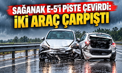 Sağanak E-5’i piste çevirdi