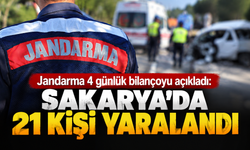 Jandarma 4 günlük bilançoyu açıkladı