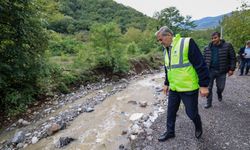 Başkan Alemdar afet bölgesi Geyve’de