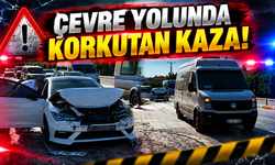 Çevre yolunda korkutan kaza!