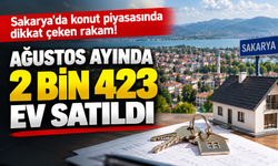 Sakarya'da konut piyasasında dikkat çeken rakam! Ağustos ayında 2 bin 423 ev satıldı
