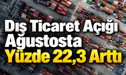 Dış Ticaret Açığı Ağustosta Yüzde 22,3 Arttı