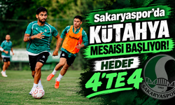 Sakaryaspor’da Kütahya mesaisi başlıyor! Hedef 4’te 4