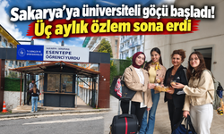 Sakarya’ya üniversiteli göçü başladı! Üç aylık özlem sona erdi