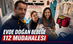 Serdivan’da doğumu evde başlayan anne bebeğini dünyaya getirdi