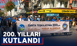 Zabıta Haftası Çark Caddesi’nde yürüyüşle kutlandı