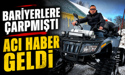 Motosikletle bariyerlere çarpmıştı: Acı haber geldi
