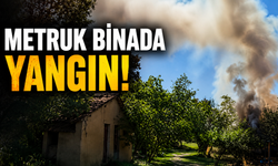 Metruk bina alevlere teslim oldu