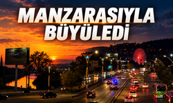 Sakarya sınırındaki gün batımı manzarası büyüledi