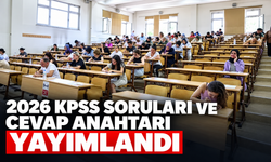 2026 KPSS soruları ve cevap anahtarı yayımlandı