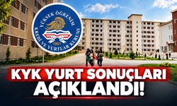 KYK yurt sonuçları açıklandı!