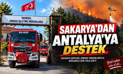 Sakarya’dan Antalya’daki Orman Yangınlarına Destek