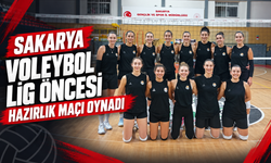 Sakarya Voleybol hazırlık maçında mağlup oldu