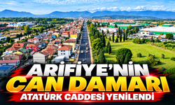 Arifiye’nin can damarı Atatürk Caddesi yenileniyor
