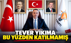 Tever, Tığcılar’daki törene neden katılmadığını açıkladı