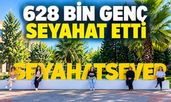 628 bin genç seyahat etti
