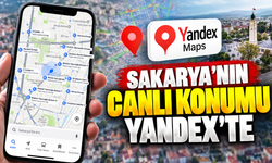 Sakarya’nın toplu ulaşımı Yandex’te