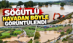 Söğütlü’de yağış sonrası çarpıcı görüntüler