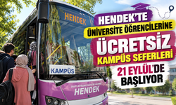 Hendek’te Üniversite Öğrencilerine Ücretsiz Kampüs Seferleri 21 Eylül’de Başlıyor