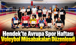 Hendek’te Avrupa Spor Haftası Voleybol Müsabakaları Düzenlendi