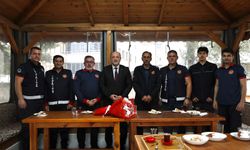Başkan Yıldız, yangınla mücadele eden kahramanları unutmadı