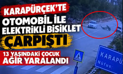 Karapürçek’te Otomobil ile Elektrikli Bisiklet Çarpıştı: 13 Yaşındaki Çocuk Ağır Yaralandı