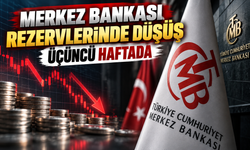 Merkez Bankası Rezervlerinde Düşüş Üçüncü Haftada