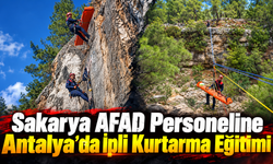 Sakarya AFAD Personeline Antalya’da İpli Kurtarma Eğitimi