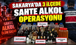 Sakarya’da 3 İlçede Sahte Alkol Operasyonu: 5 Şüpheliye İşlem