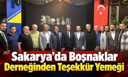 Sakarya’da Boşnaklar Derneğinden Teşekkür Yemeği