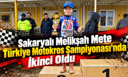 Sakaryalı Melikşah Mete Türkiye Motokros Şampiyonası’nda İkinci Oldu
