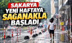 Sakarya sağanağa teslim oldu: Yağış günlerce sürecek