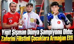 Yiğit Şişman Dünya Şampiyonu Oldu: Zaferini Filistinli Çocuklara Armağan Etti