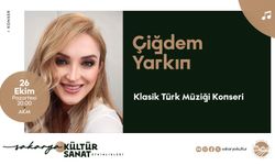 Sakarya’da yeni hafta Çiğdem Yarkın konseriyle başlayacak!