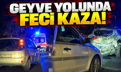 Geyve yolunda feci kaza!