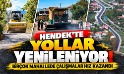 Hendek'te yollar yenileniyor! Birçok mahallede çalışmalar hız kazandı