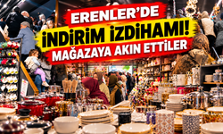 Erenler’de indirim izdihamı! Mağazaya akın ettiler