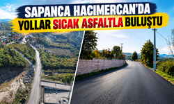 Sapanca Hacımercan’da yollar sıcak asfaltla buluştu
